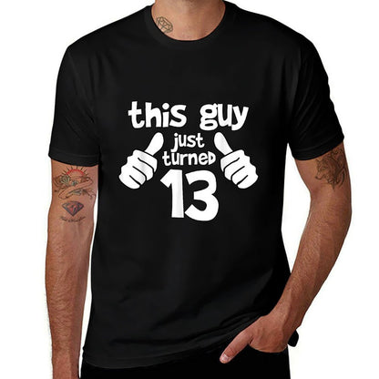 This Guy Is THIRTEEN Years Old Birthday  Trendy Pattern T-Shirt