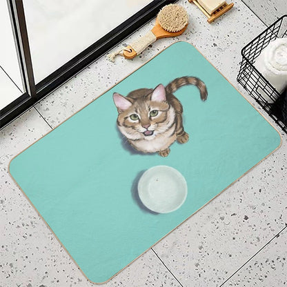 Hungry Cat  Easy To Clean Bath Mat