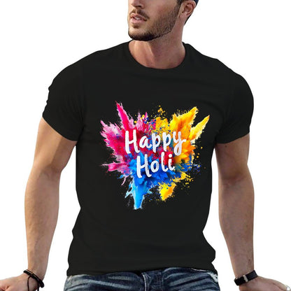 Happy Holi For Women Men Kids Color India Hindu Gifts  Relaxed-fit T-Shirt
