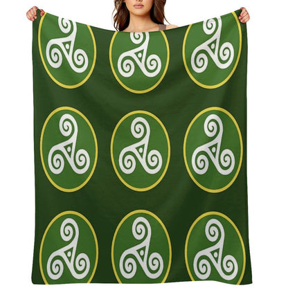 Civilizations Emblems - Celts Travel-friendly Throw Blanket