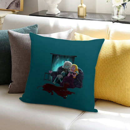 Cozy Winter Night Soft Durable Construction Throw Pillow