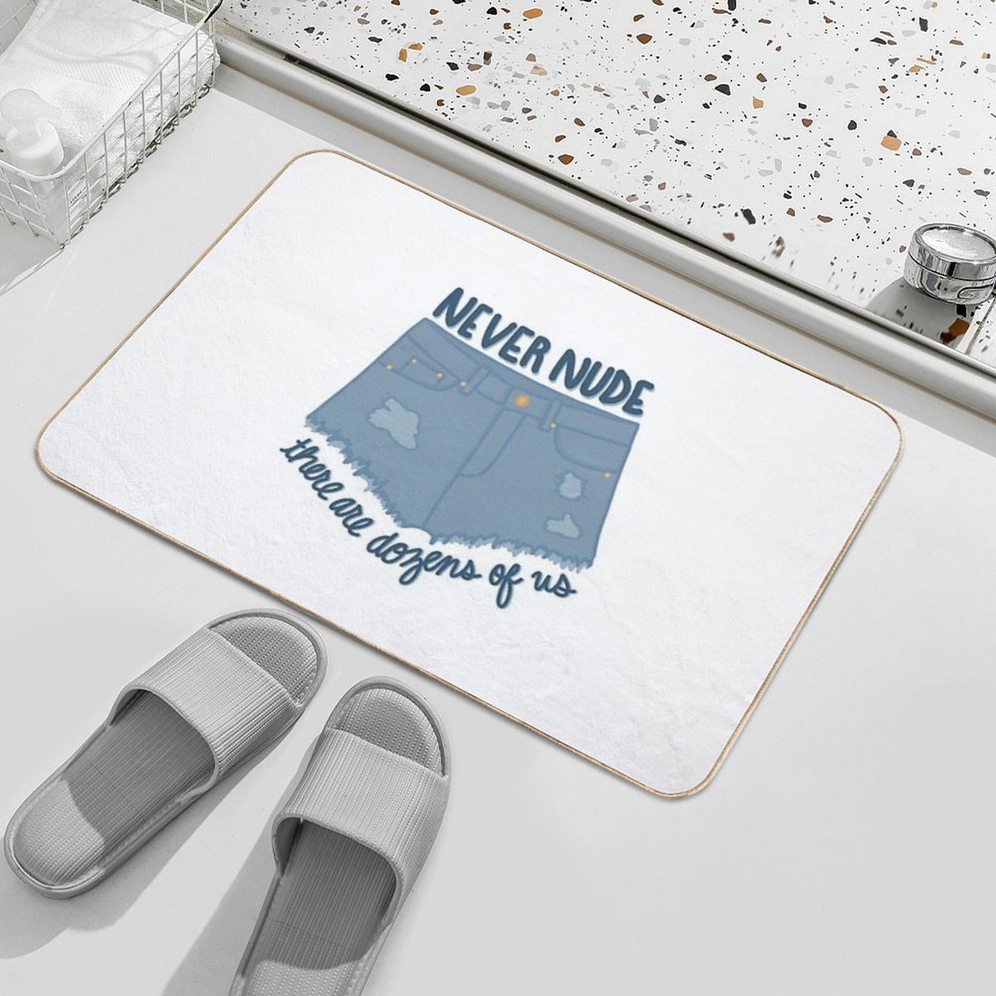 Never Nude  Eco-Friendly Bath Mat