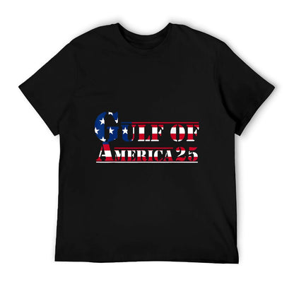 Retro Gulf Of US America 2025 American Flag Gulf Mexico Moisture-wicking T-Shirt