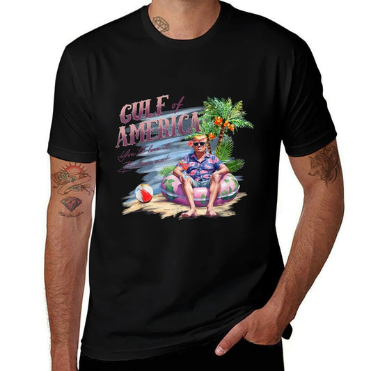 Gulf of USA America Vintage Beach America&#39;s Gulf Mexico Wrinkle-resistant T-Shirt