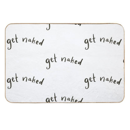 Get Naked Bathroom Art  Easy To Clean Bath Mat