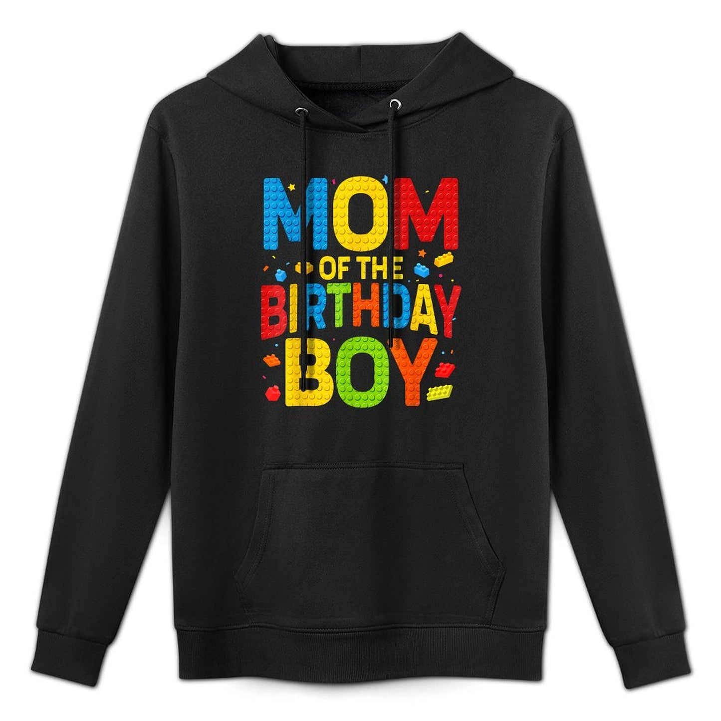 Birthday Party Mom Of The Birthday Boy Building Block Pilling-Resistant Hoodie