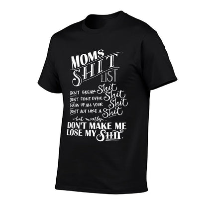 Mom Shit List Momlife Funny Mom Mothers Day  Breathable T-Shirt