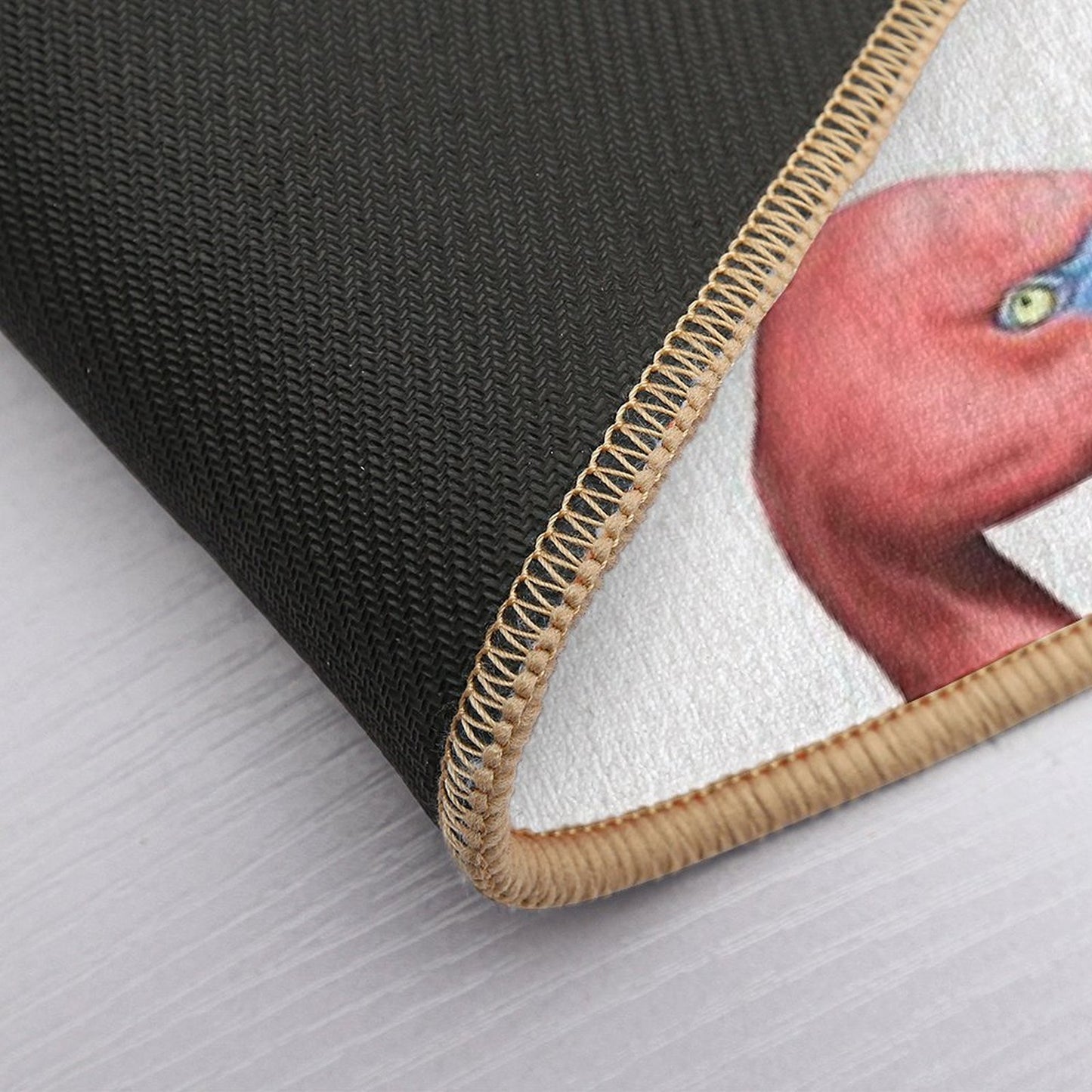 Flamingo Bird Art  Rapid-Drying Bath Mat