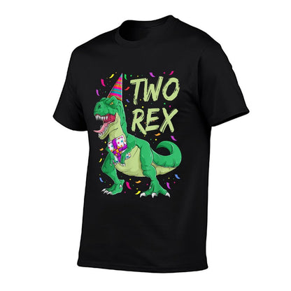 2 Years Old Dinosaur Birthday Outfit Boys, Two Rex Toddler  Classic T-Shirt