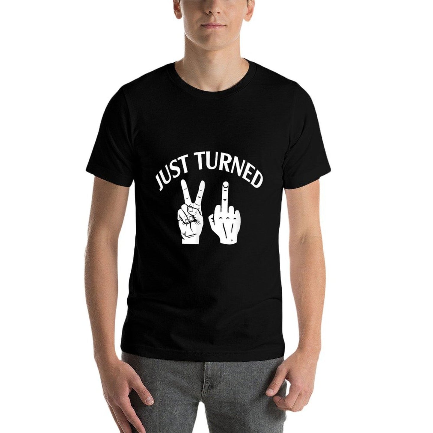 Just Turn 21 Funny 21st Birthday Party BFF Best Friends Bday  Moisture-wicking T-Shirt