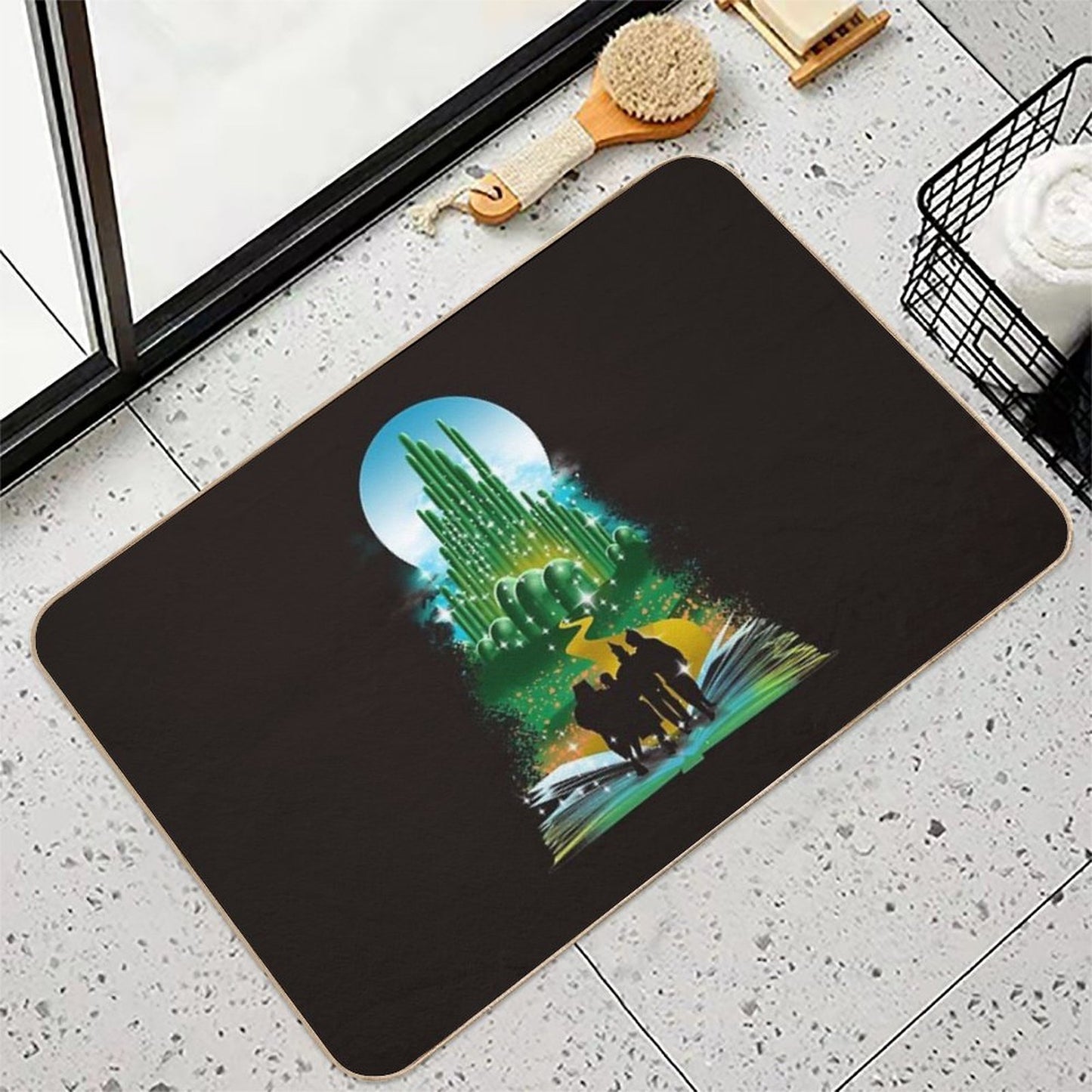 Book of Wizard  Non-Slip Bath Mat