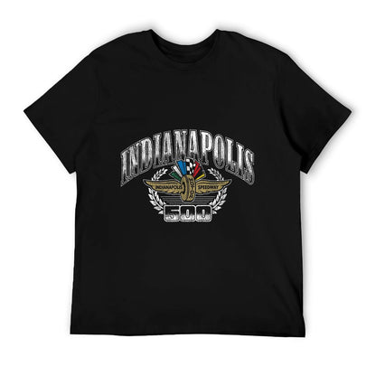 Indy 500 Indianapolis Motor Speedway Vintage Distressed Logo Moisture-wicking T-Shirt