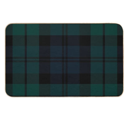 Black Watch Tartan Plaid Pattern  Multi-Purpose Bath Mat