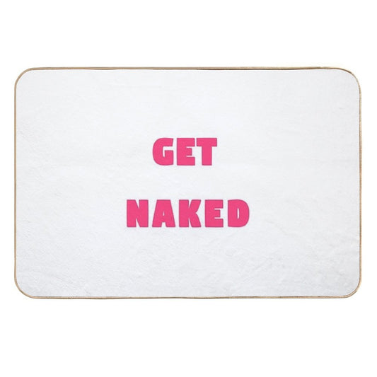 Get Naked - Pink  Absorbent Bath Mat