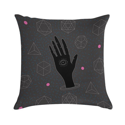 Sacred Geometry Soft Short Plush Fabric Throw Pillow