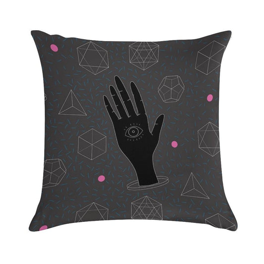 Sacred Geometry Soft Short Plush Fabric Throw Pillow