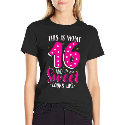 16th Birthday Gift Sweet Sixteen Girls 16  Breathable T-Shirt