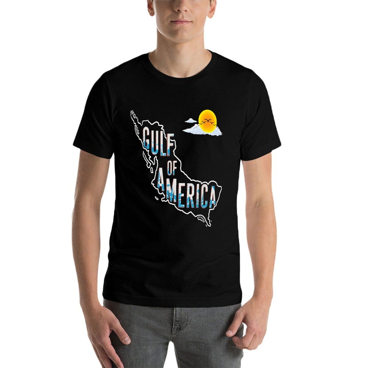 Gulf of United States of America Est 2025 USA American Flag Quick-drying T-Shirt