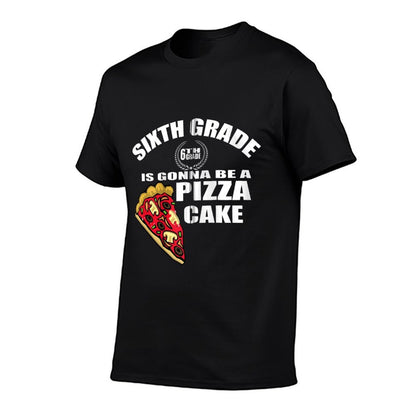 Sixth Grader BTS Clothes Kid T 6TH Grade Pizza Zip  Classic T-Shirt