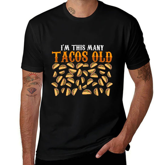 Funny 40 Year Old Taco Lovers Gag Gift 40th Birthday  Lightweight T-Shirt