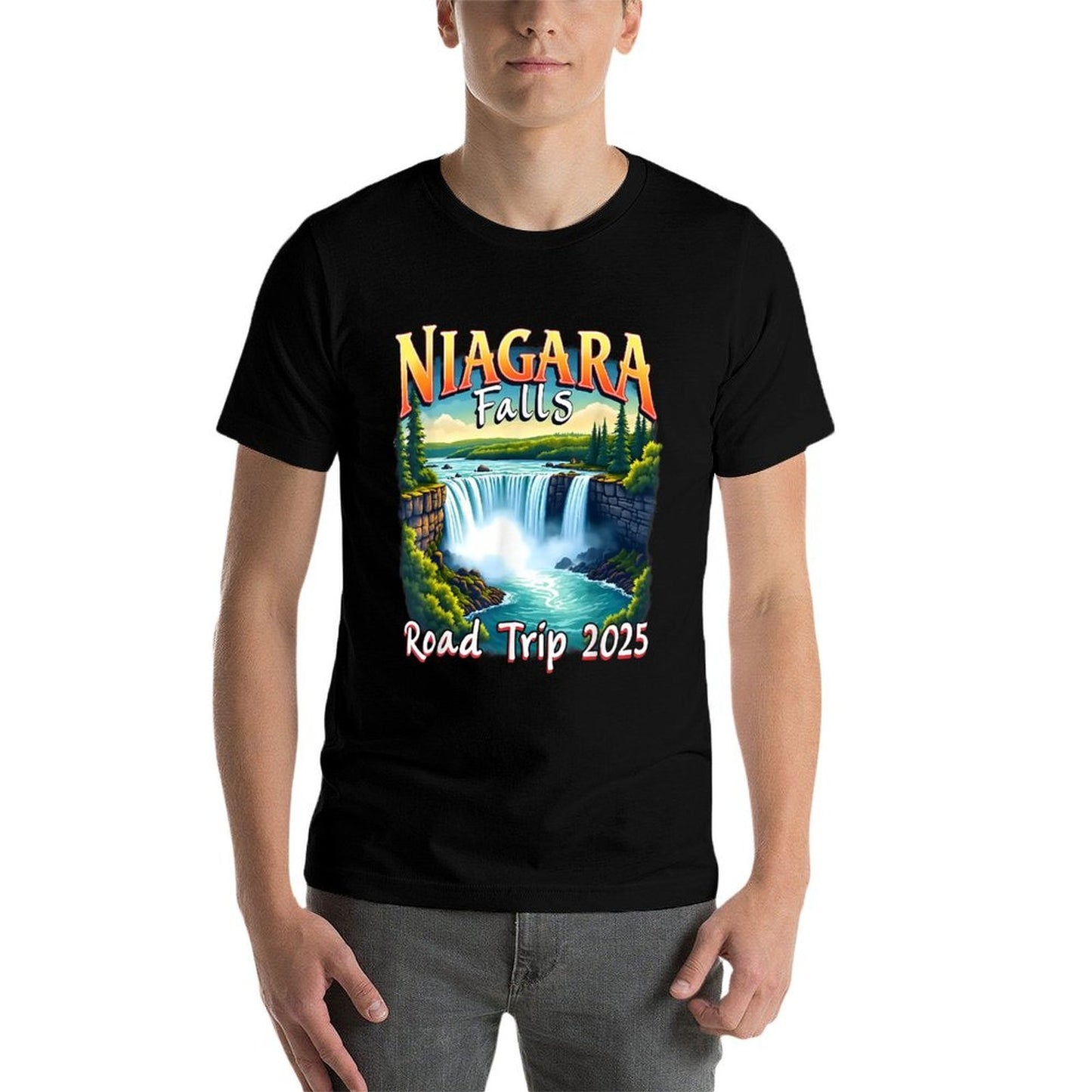 Niagara Falls Family Vacation Road Trip 2025 Trip Men Woman  Soft T-Shirt