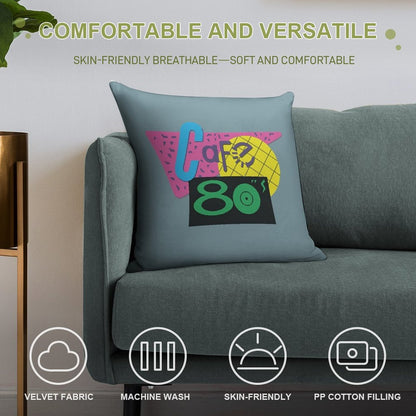 Cafe 80s – Back To The Future II, Marty McFly, Pepsi Perfect Soft High-Density Material Throw Pillow