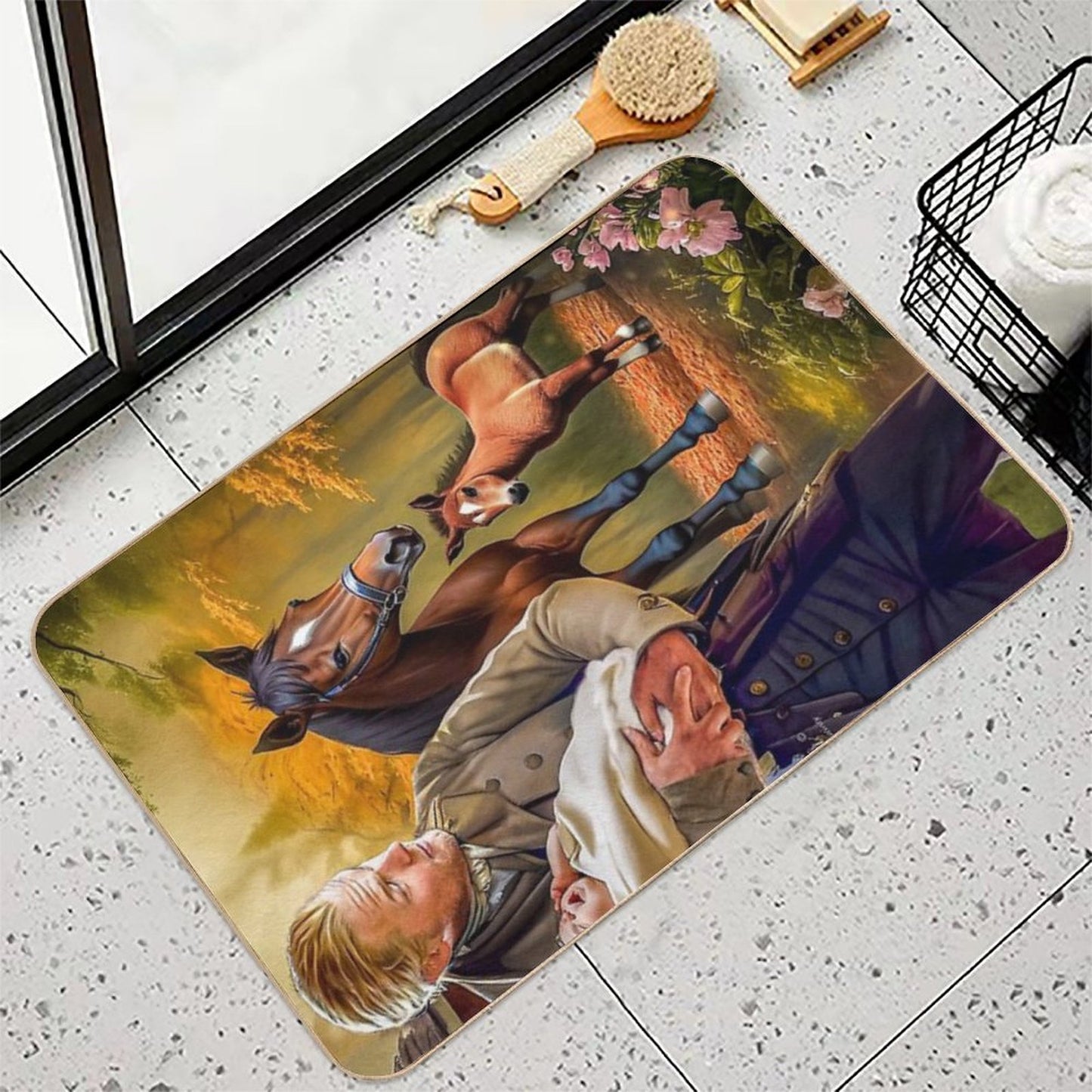 A Foal for You  Non-Slip Bath Mat