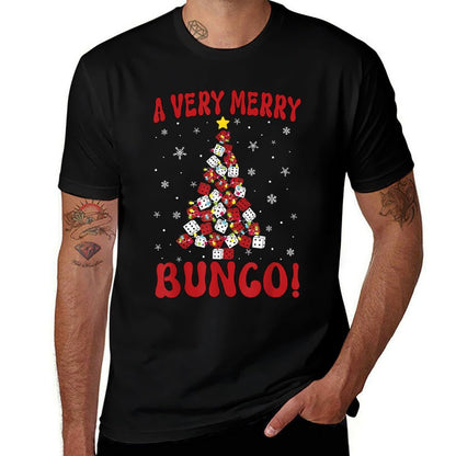 Bunco Christmas Very Merry Bunco Game Xmas for Women  Breathable T-Shirt
