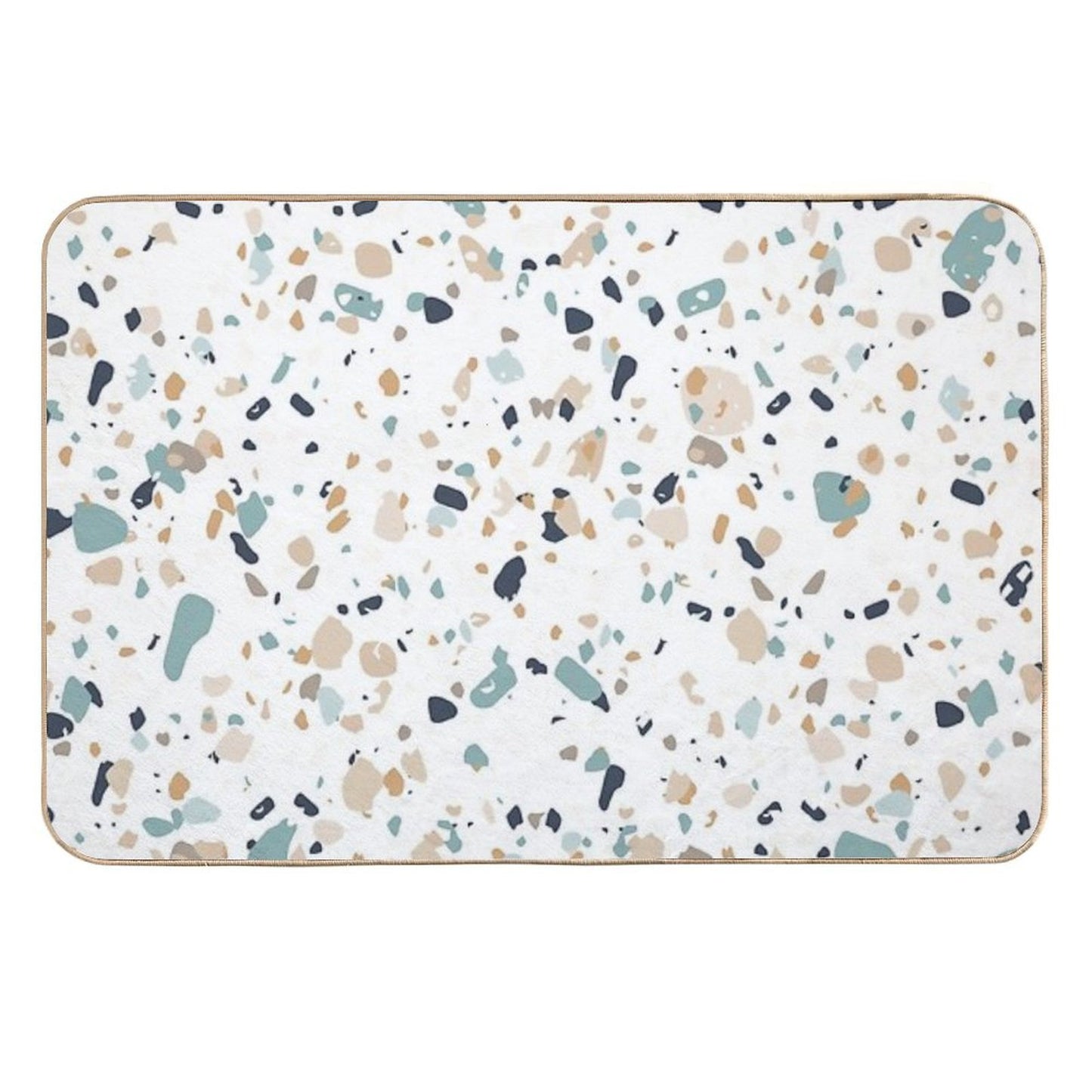 Italian Terrazzo  Easy Maintenance Bath Mat