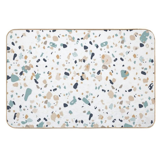 Italian Terrazzo  Easy Maintenance Bath Mat