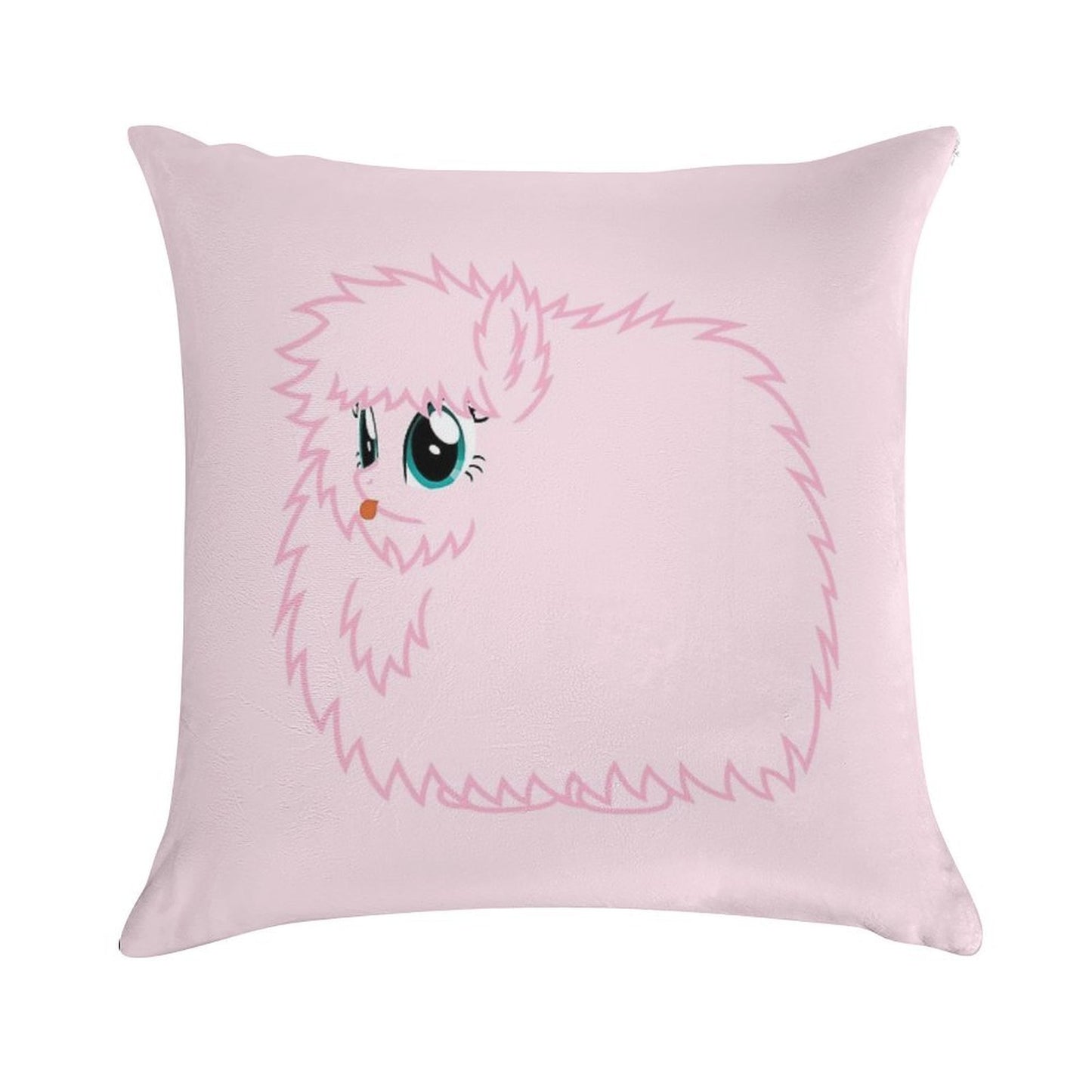 Fluffle Puff Stare Soft Washable Throw Pillow