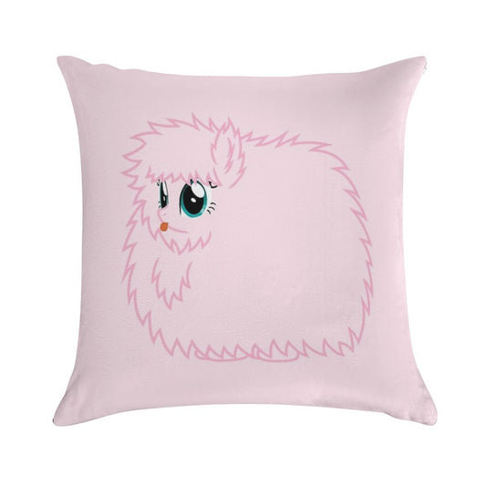Fluffle Puff Stare Soft Washable Throw Pillow