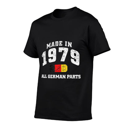 40th Birthday for German Born in 1979  High-quality Stitching T-Shirt