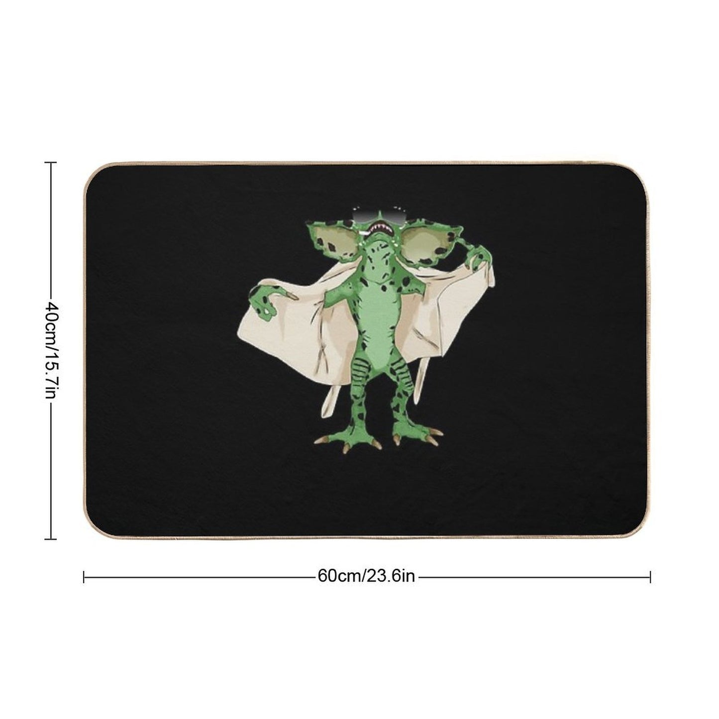 Gremlin Flasher Durable Bath Mat