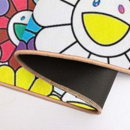 Rainbow Flower Durable Bath Mat