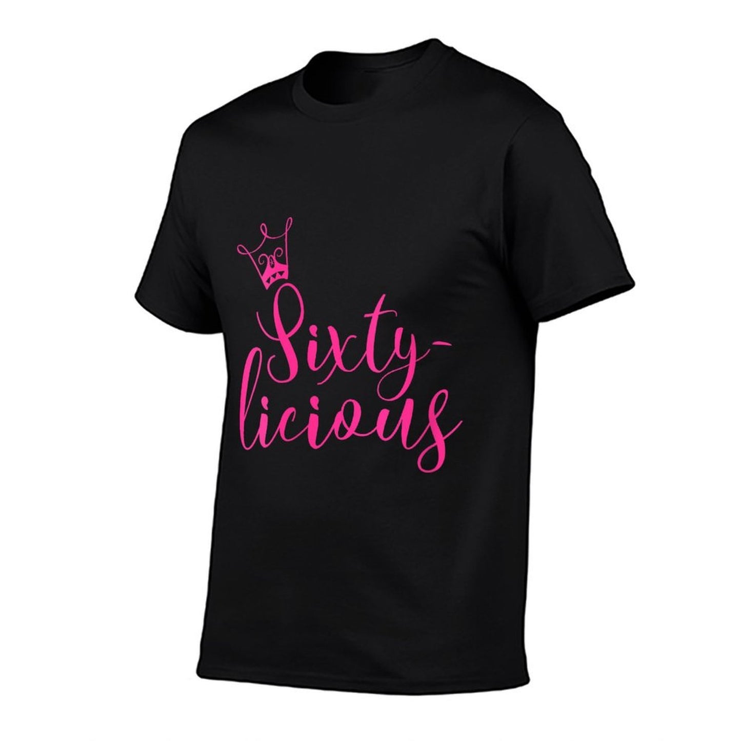 Womens Sixty-licious Crown Queen 60th Birthday Pink Sixtylicious  Breathable T-Shirt