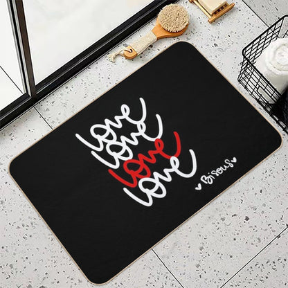 Love Love Love Kisses  Long-Lasting Bath Mat