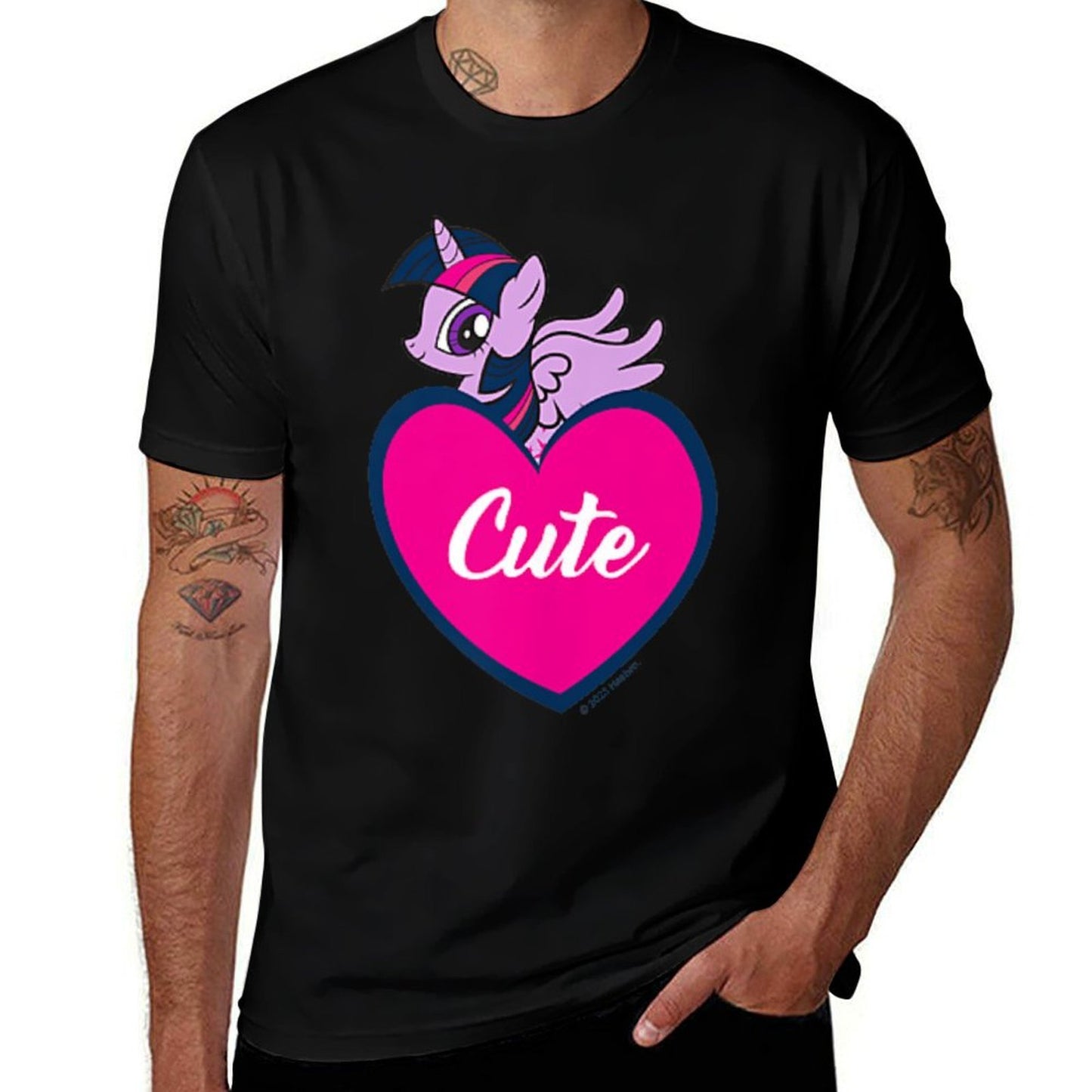Kids My Little Pony Friendship Is Magic Twilight Cute Heart Logo  Moisture-wicking T-Shirt