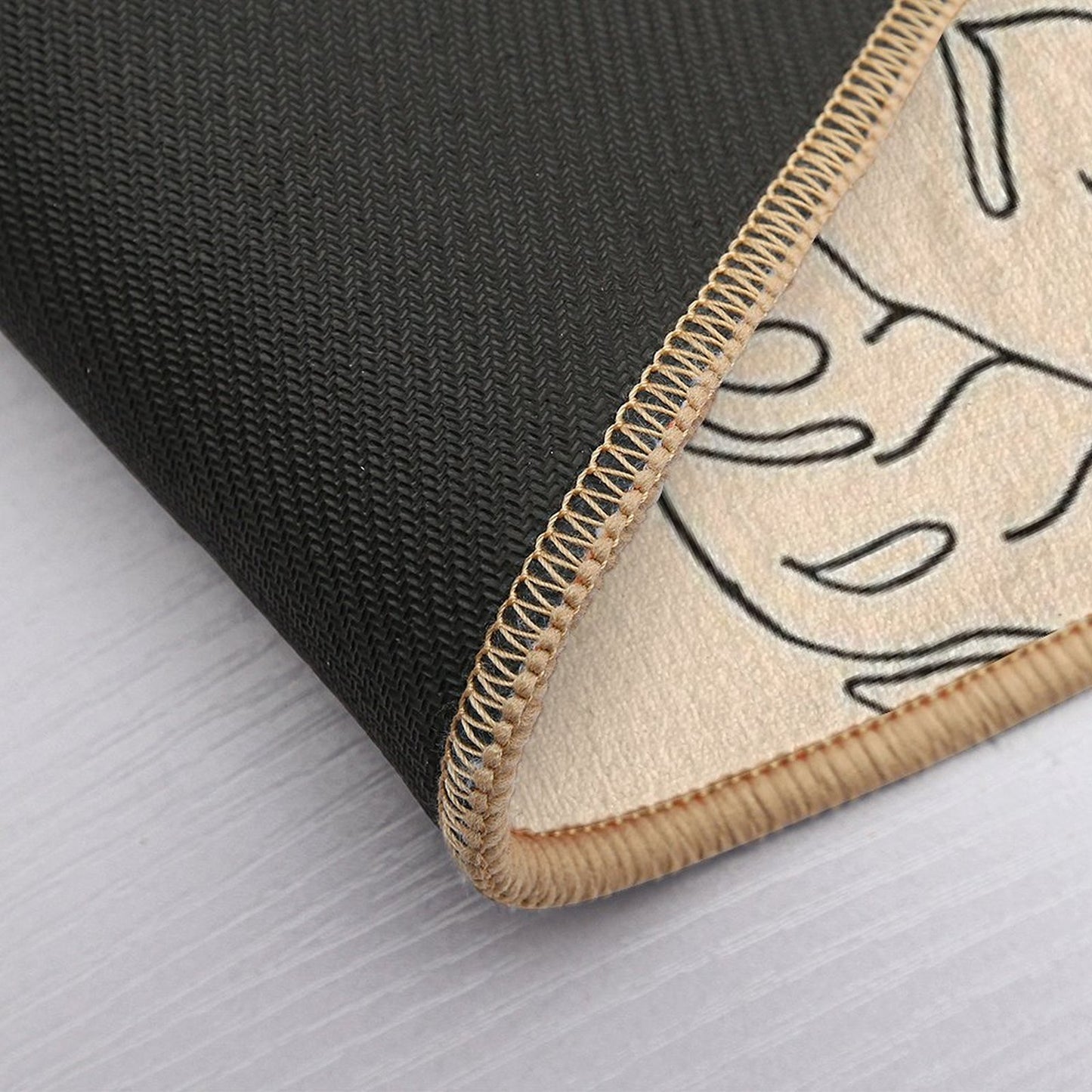 Monstera Love Minimalist  Long-Lasting Bath Mat