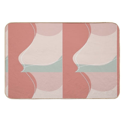 Positive And Happy  Repositionable Bath Mat