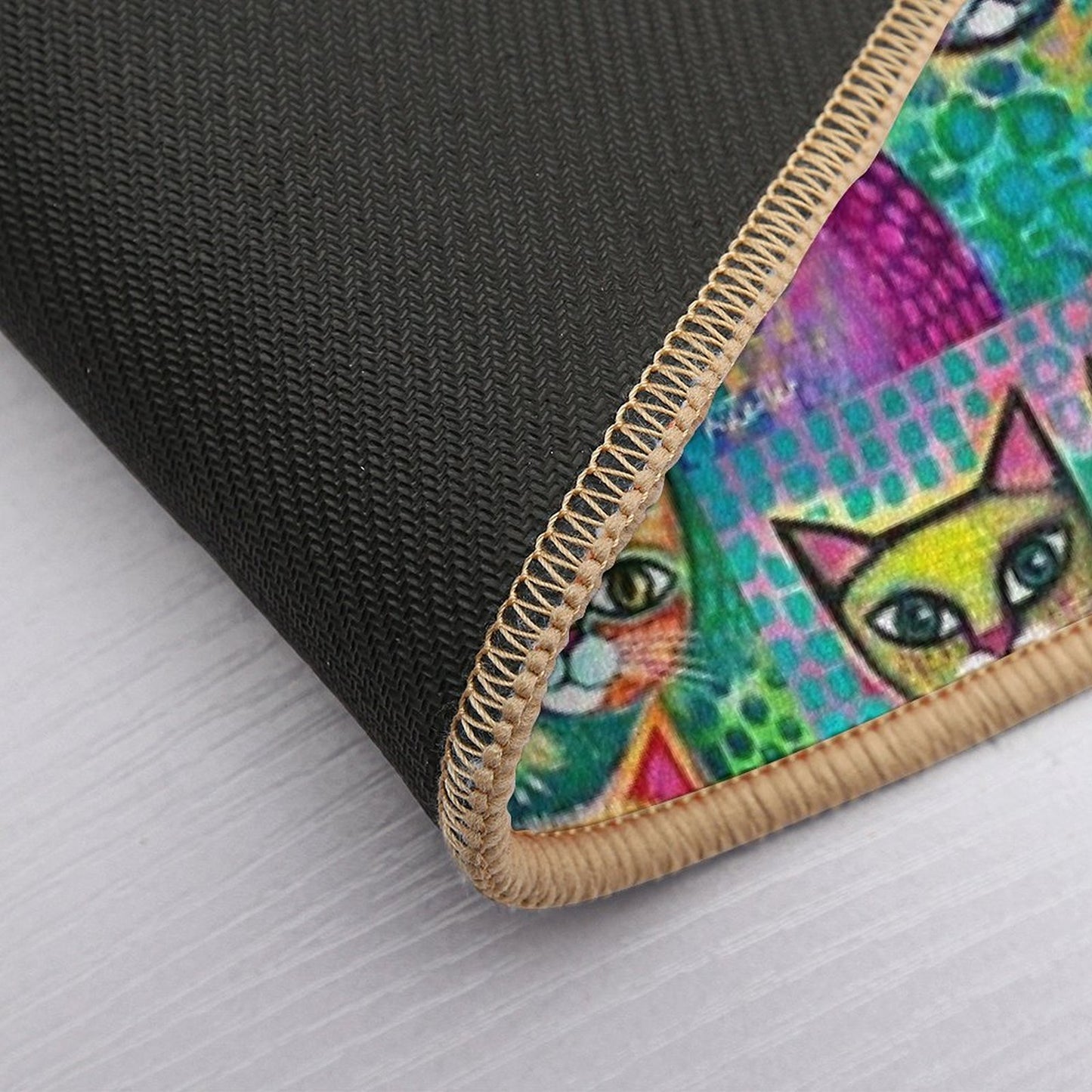 Happy Cats  Repositionable Bath Mat