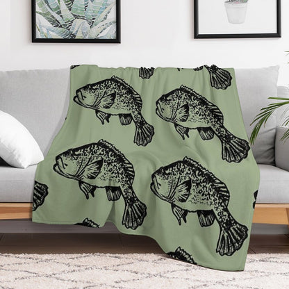 Murray River Cod Multi-functional Throw Blanket