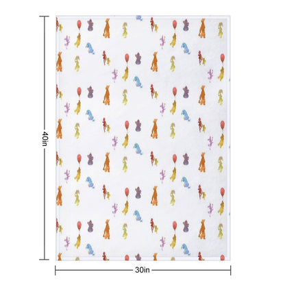 Animals Inspired Sheet All-season Throw Blanket