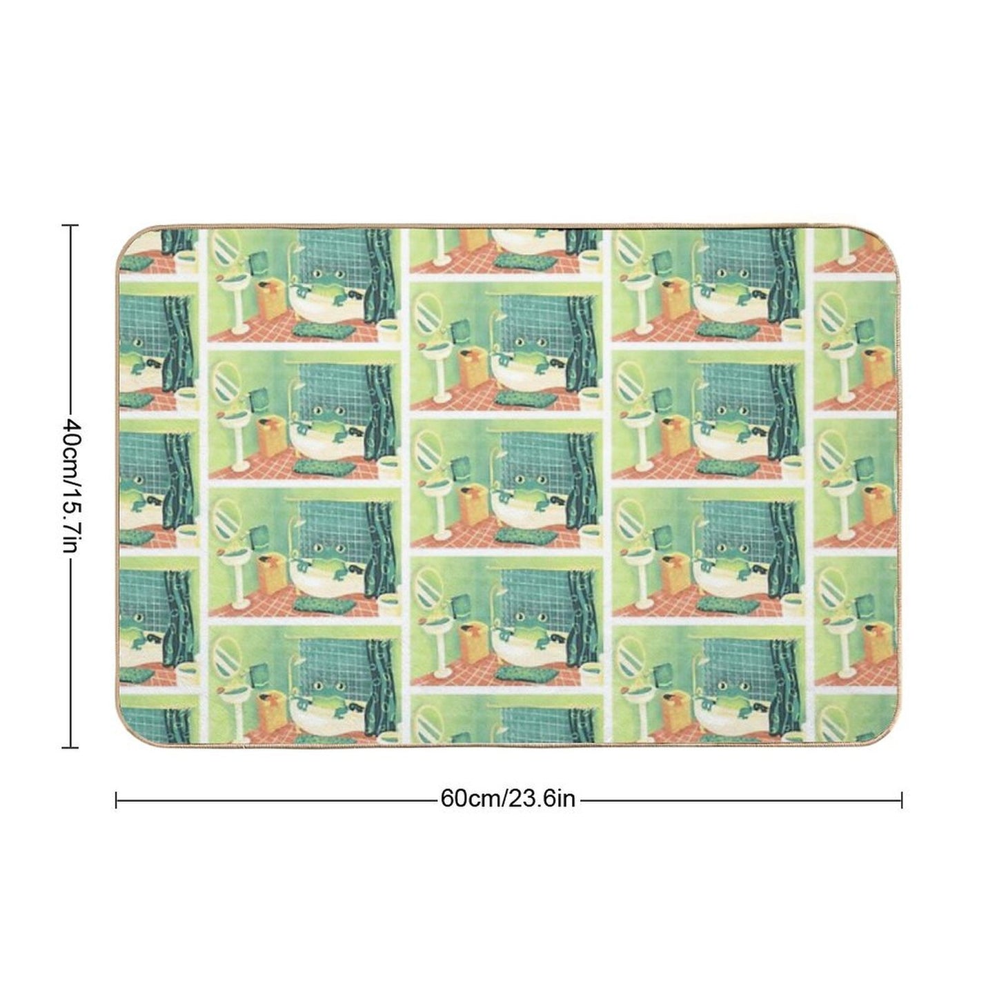 In The Tub  Stain-Proof Bath Mat