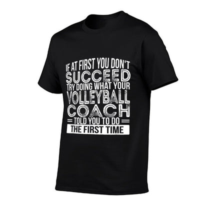 Volleyball Coach Gift Funny Thank You Gift  Cotton T-Shirt