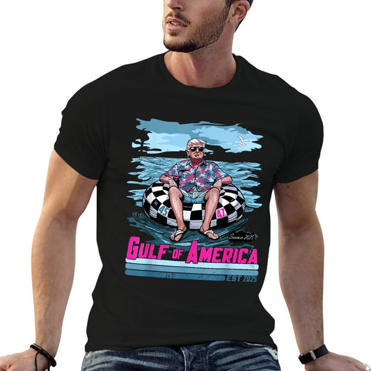 Gulf of USA America 2025s Men Women Summer-ready Fabric T-Shirt