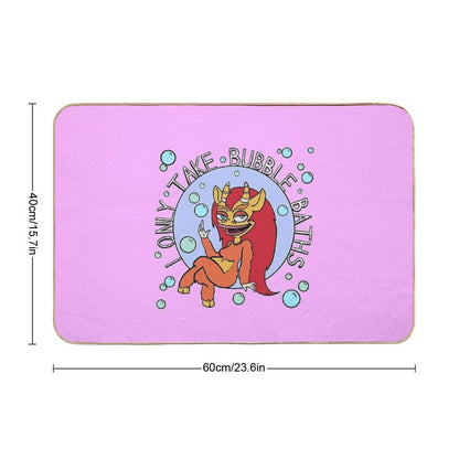 BIG MOUTH - “I Only Take Bubble Baths”  Non-Slip Bath Mat