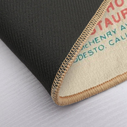 Tropics Motor Hotel  Tiki  1950s  Polynesian  Retro Surf Style  Versatile Bath Mat