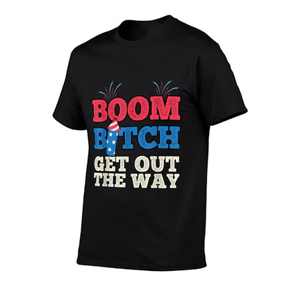 Fireworks Firing System Director Funny Boom 4th of July  Trendy Pattern T-Shirt