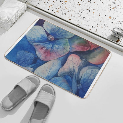 Hydrangea  Repositionable Bath Mat